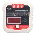 thumbnail image 1 of LCD Numérique Affichage Puissance Socket Testeur de Phase de Polarité de Fil de Terre Fuite Électrique Sortie Testeur Nous Plug 110V, 1 of 14