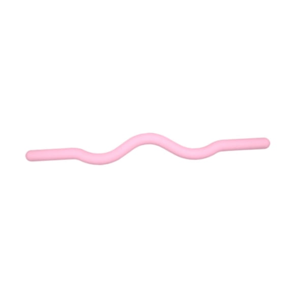 Langgg Bar 15lb Weight Bar Accessory Metal Bar Exercise for Lats Row Pink 90cm