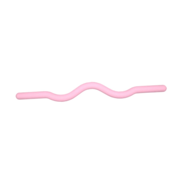 Langgg Barre 15 Lb Accessoire de Barre de Poids Barre en Métal Exercice pour Lats Rangée Rose 90 cm