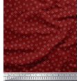 thumbnail image 1 of Soimoi polyester Crepe Fabric Cosmos Floral Fabric Prints By Yard 52 Inch Wide, 1 of 3