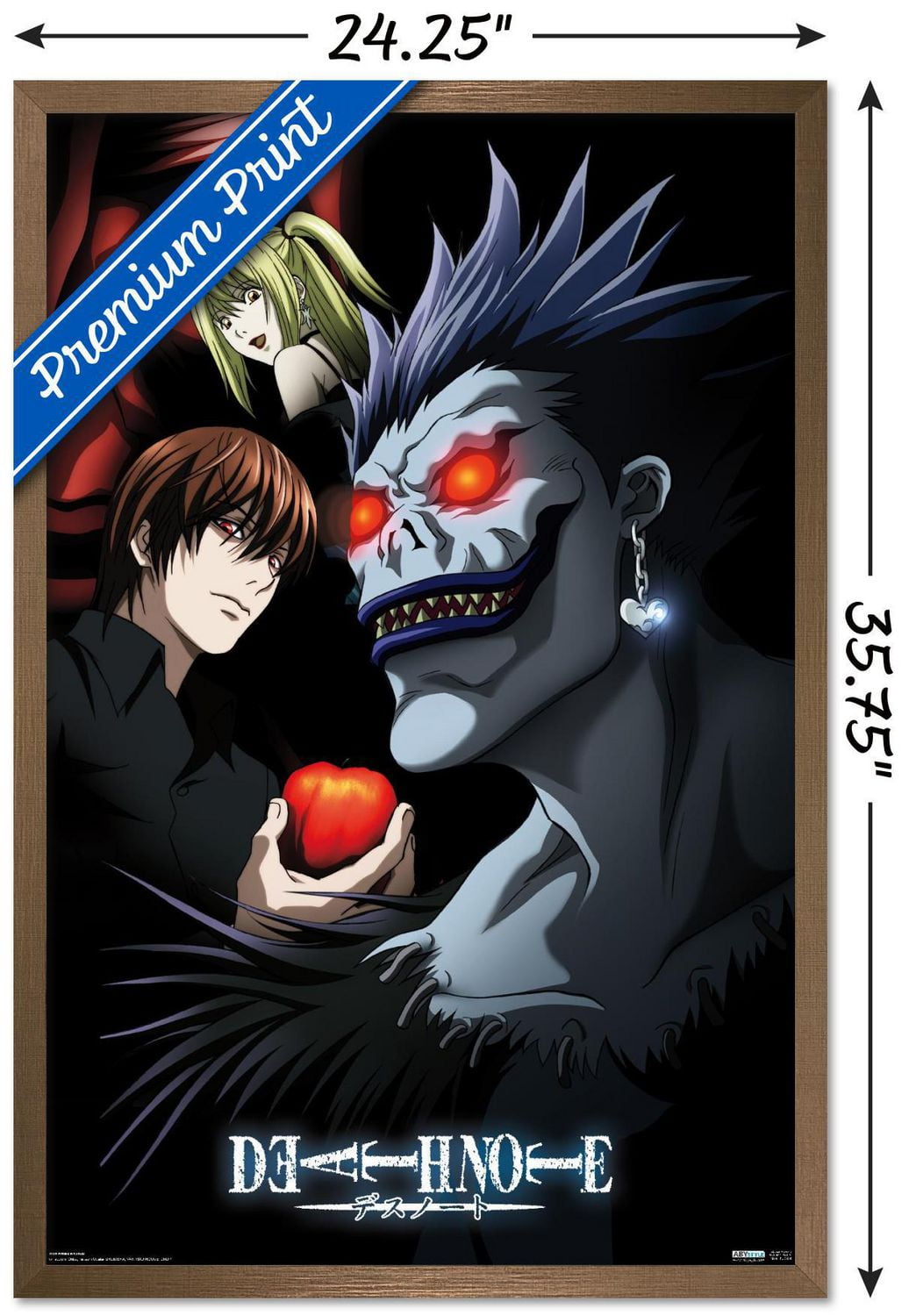 Death Note - Group Wall Poster, 22.375" x 34" Framed