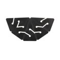 thumbnail image 3 of QualitChoice 5pcs Logos Trois Signal Rappelant Indiquant Léger Portable Signe Universel de Remplacement Plongée Natation Orange Noir, 3 of 6