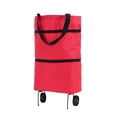 thumbnail image 1 of pdqouc Sac de Magasinage avec Roues Chariot de Magasinage Portable avec Roues Chariot Pliable Sac à Provisions Roulant Grande Capacité pour Voyage et Maison, 1 of 9