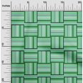 thumbnail image 2 of oneOone Georgette Viscose Green Fabric Geometric Craft Projects Decor Fabric Printed By The Yard 42 Inch Wide, 2 of 5