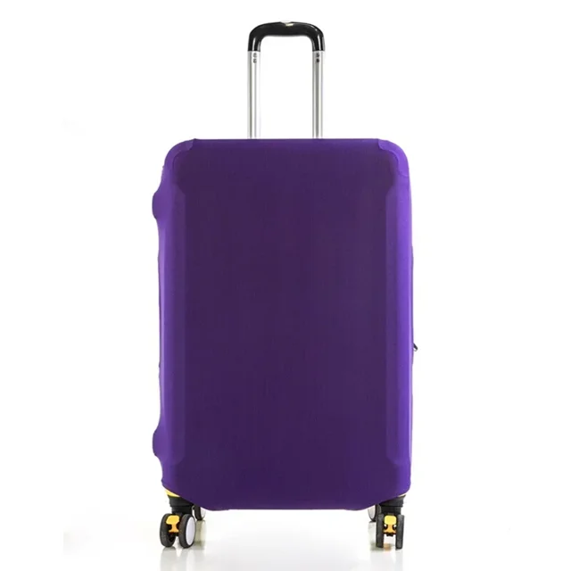 Travel Luggage Cover Baggage Suitcase Protector Washable Reusable Dustproof Scratch-proof Suitcase Cover Butterfly Print Pattern purpel XL
