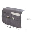 thumbnail image 3 of Armrest Covers for Sofa Water Resistant,Couch Arm Covers with Pockets,Sofa Armrest Organiser with Pockets for Magazines,Couch Arm Covers Remote Control Holder,Sofa Armrest Organizer for Magazine, 3 of 6