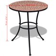 thumbnail image 4 of vidaXL Bistro Table Terracotta 60 cm Mosaic, 4 of 4