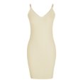 thumbnail image 4 of Bigersell Robes Midi Débardeur Mode Femmes Été Décontracté Uni Camis Sans Manches Robe Débardeur Mini Grande Taille Style 24944, Robes Mini Courtes Femme Beige P, 4 of 8