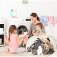 thumbnail image 1 of Mesh Laundry Hamper, Wide Opening With Side Pocket, Breathable Sturdy Foldable Space Saving, For Laundry Clothes Storage, Portable Travel Companion, Easy To Store, 1 of 7
