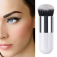 thumbnail image 2 of Hearth & Gear Small Foundation Brush Powder Brush Handle Brush Makeup Tool Make up Brush Contouring Stick Makeup Brush Holders Brush Set without Bag Wash Brush Curly Hair Brush Mud Drop Bag Makeup, 2 of 4