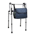 thumbnail image 3 of Sac pour Fauteuil Roulant avec Poche Intérieure, Rangement à Suspendre au Dos, Pochette de Voyage, Fourre-Tout, Sac à Dos, Bleu Foncé, 3 of 7