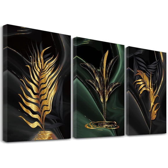 Décor Mural 3 Pcs pour la Maison Peinture à l'Huile sur Toile Impression Paysage Art Mural Décor Moderne pour la Maison Oeuvre d'Art Impression Image Peintures Image Encadrée Oeuvre d'Art pour Salon Murs de Salle à Manger 12x16 Pouces