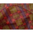 thumbnail image 4 of oneOone Silk Tabby Fabric Tartan Check Print Fabric BTY 42 Inch Wide, 4 of 4