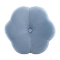 thumbnail image 3 of Sabine Accent Vanity Stool, Blue, 3 of 8