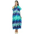 thumbnail image 1 of Bimba Femme Longue Robe de Nuit Bohème en Coton Kaftan Maxi, 1 of 5