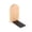A#6428, variant on Wooden Bookends with Heavy-Duty Metal Base, Solid Beech or Walnut Wood, L-Shaped Desk and Shelf Book Holders, 4 Style Options for Home and Office Organization