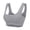 Dark Gray, variant on Seamlesswireless Supportive Bralette for Yoga Workouts Breathable Lightweight Comfort Non Padded Tanke Bra Fitness Top for Daily Casual Wear