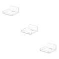thumbnail image 3 of bedienty Modern Storage Solution for Living Room Floating Stand Shelf Holder Record Vinyl Style A 3Set, 3 of 6