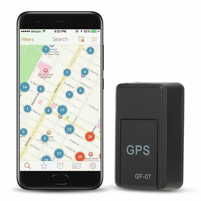 GPS Tracker with No Monthly Fee Wireless Mini Portable Magnetic Tracker Hidden for Vehicle Anti-Theft / Teen Driving