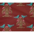 thumbnail image 4 of oneOone Cotton Flex Fabric Bird & Tree Block Print Fabric By The Yard 40 Inch Wide, 4 of 4