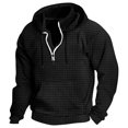 thumbnail image 1 of RXIRUCGD Sweat à Capuche pour Hommes, Mode Décontractée, Manches Longues, Noir, Taille : L, 1 of 5