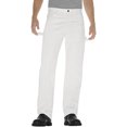 thumbnail image 1 of Dickies Mens Relaxed Fit Painters Utility Pants, 46W x 32L, White, 1 of 1