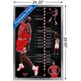 thumbnail image 2 of Michael Jordan - Timeline Wall Poster, 22.375" x 34" Framed, 2 of 4