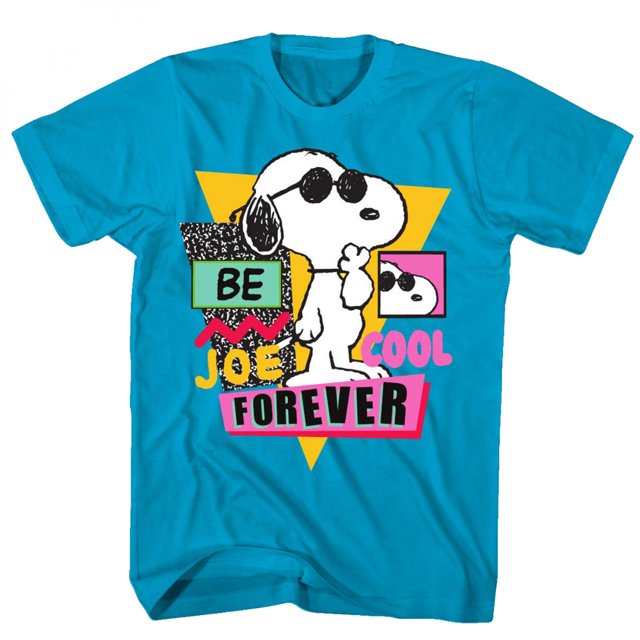 Peanuts Snoopy Chien Sois Joe Cool pour Toujours T-Shirt-Medium