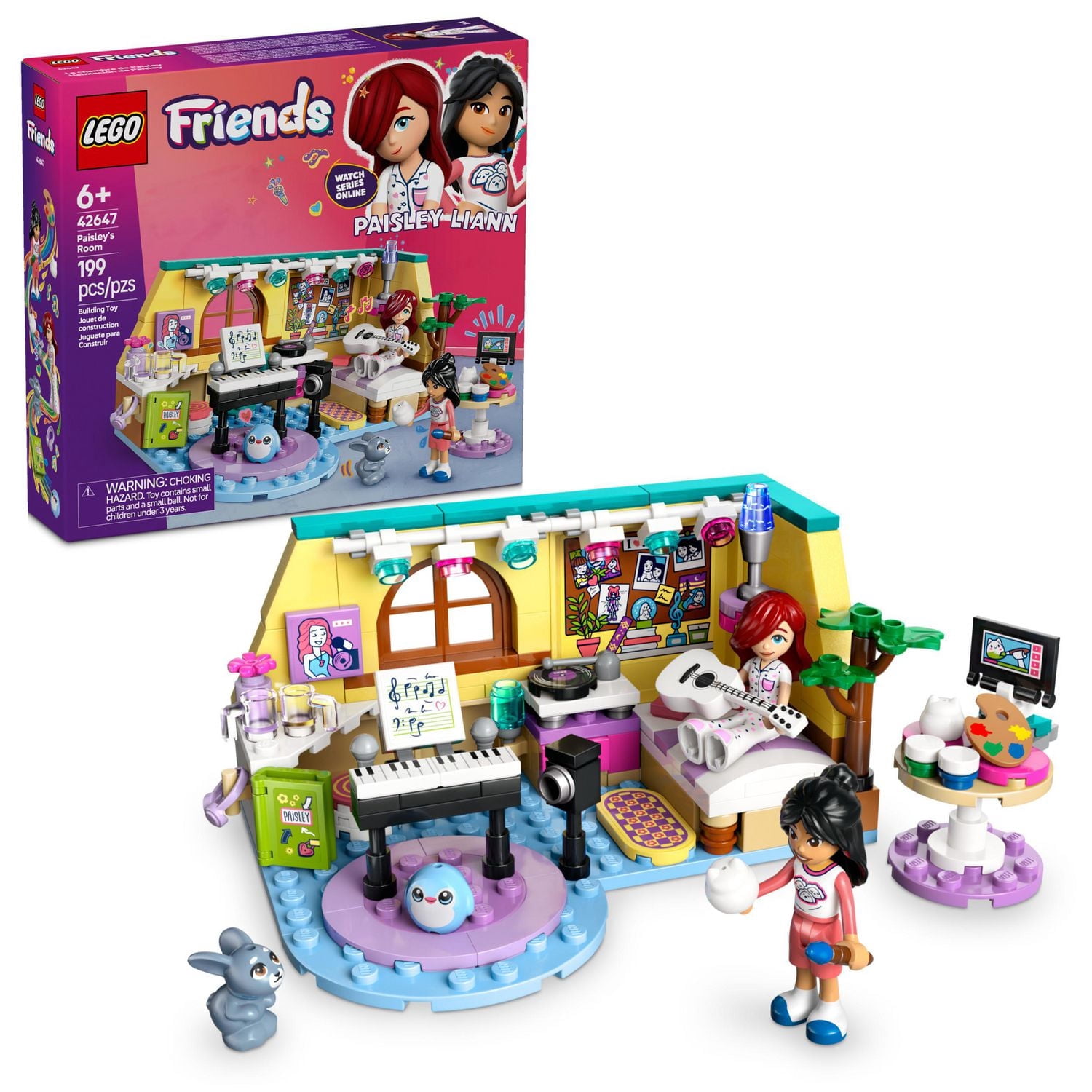 LEGO Friends La chambre de Paisley 42647 Ensemble de construction (199 pièces)