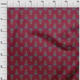 thumbnail image 2 of oneOone Cotton Poplin Fabric Leaves & Floral Block Decor Fabric Printed BTY 56 Inch Wide, 2 of 4