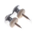 thumbnail image 3 of 2 Pcs Boutons de Guitare Tête de Champignon (Argent), 3 of 3