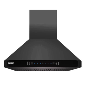 ONEX® OPF730-BL Stainless Steel Wall Mount 30 inch Range Hood - BLACK