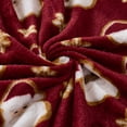 thumbnail image 3 of Holiday Time Plush Throw Blanket Santa, 50 in x 60 in, 3 of 9