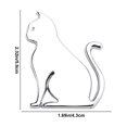 thumbnail image 3 of Lksixu Car Accessories Three-dimensional Cute Car Decoration Body Decoration Car Stickers Pet Car Stickers Scratch Cover Universal Car Interior Accessory, 3 of 6