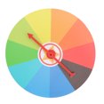 thumbnail image 1 of 1 Set of Draw Game Wheel Set Teaching Activities Rotary Props Fun Wheel, 1 of 8