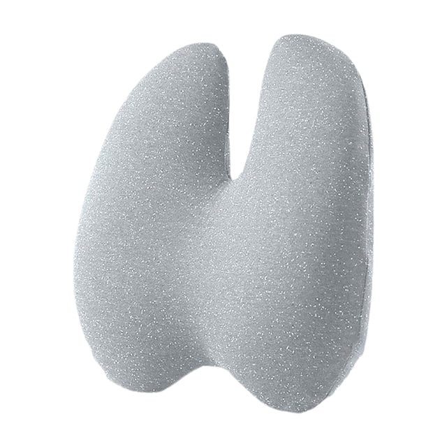 BKER High Density Lumbar Support Pillow With Adjustable Straps Ergonomic Firm Back Cushion For Memory Foam Car Sofa And Airplane Use Washable