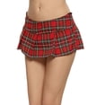 thumbnail image 2 of DPTALR Womens Club Low-Waisted Lattice Mini Skirt, 2 of 4