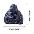 thumbnail image 1 of Birdeem Figurines Feng Shui de Buddha Rieur Heureux en Cristal Sculpté Richesse, 1 of 12