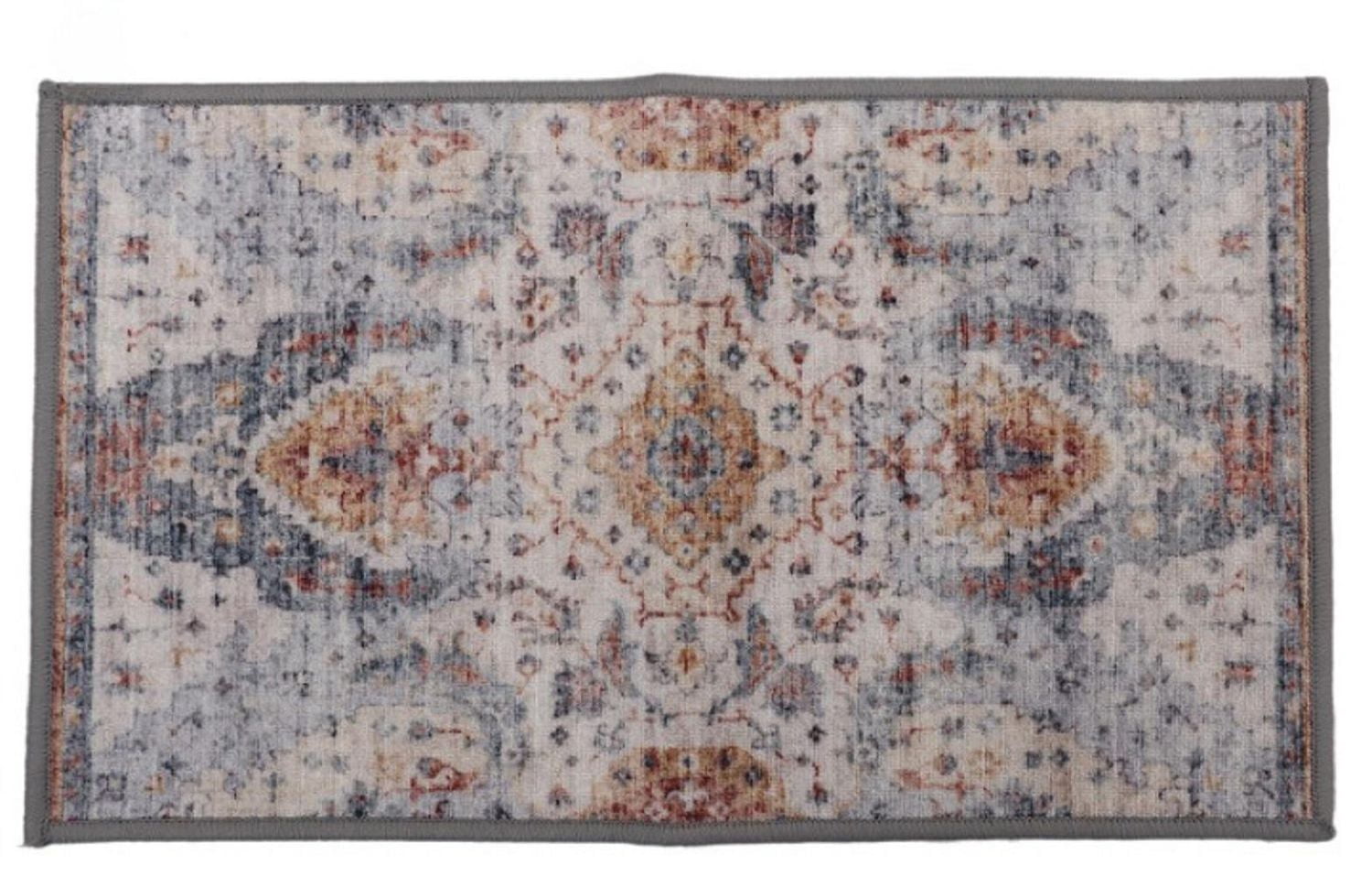 Tapis d'intérieur imprimé persan Vienna de Home Décor Inc. en nylon – 45,7 x 76,2 cm, envers antidérapant