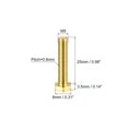 thumbnail image 2 of Unique Bargains Brass Hex Bolts, M5x25mm 5 Pack Fully Thread Grade 4.8 Machine Screws, 2 of 4