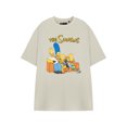 thumbnail image 1 of The Simpsons Mens Beige Short Sleeved T-Shirt, 1 of 6