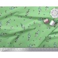 thumbnail image 3 of Soimoi Rayon Fabric Notes Musical Instrument Print Fabric by The Yard 56 Inch Wide, 3 of 5