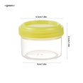 thumbnail image 2 of SUTENGDA Salad Dressing Container- 35ml Small Containers with Lids Leakproof Condiment Containers  Reusable Plastic Sauce Containers Stackable Small Dipping Sauce Cups Set Without BPA (4, 2 of 8