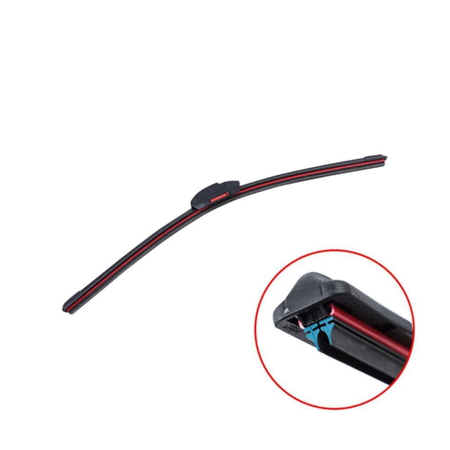21"Car Wiper blades Universal Frameless Bracketless Strip Rubber Soft Car L4K9