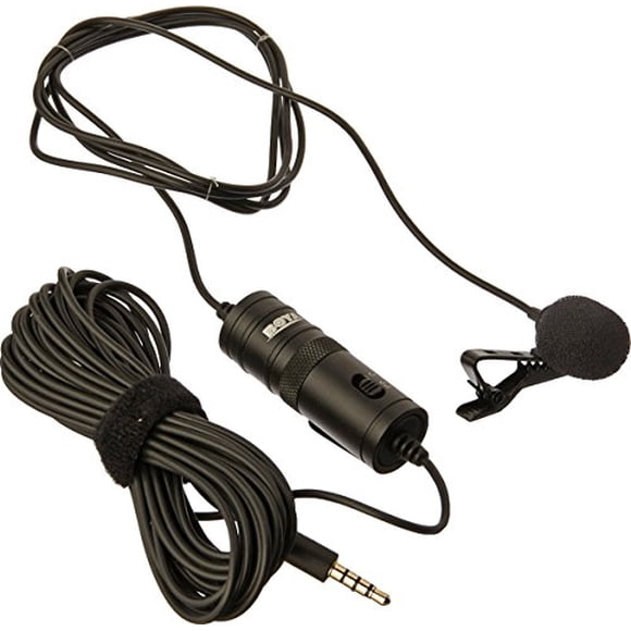 BOYA by M1 Lavalier Microphone for Smartphones Canon Nikon DSLR Cameras Camcorders Audio Recorder PC