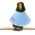 thumbnail image 1 of Pet Cone Adjustable Bowknot Anti-bite Parrot Collar Recovery Collar for Bird, 1 of 10