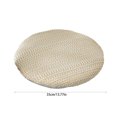 thumbnail image 3 of Vadktai Detachable Cushion, Round Memory Foam Chair Pad, Non-Slip Design Soft Breathable Comfortable Seat Cushion, Suitable for Living Room, Dining Room, Office,With zipper, Washable, 3 of 6