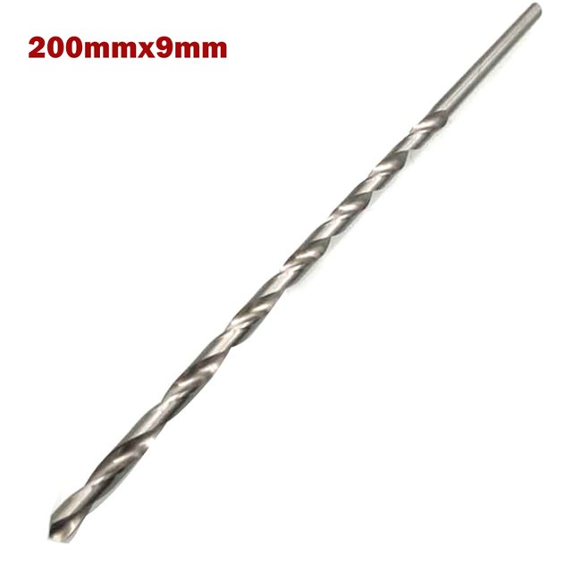 Extra Long 200mm Acier Haute Vitesse HSS Forets pour le Forage du Métal 2-10mm
