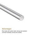 thumbnail image 3 of Unique Bargains 8mm Diameter 200mm Length Carbon Steel Rod Hard Shaft Solid Round Rod 4pack, 3 of 5