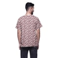 thumbnail image 3 of Atasi Short Kurta For Men Stylish Printed Cotton Cambric Summer Clothing, 3 of 5